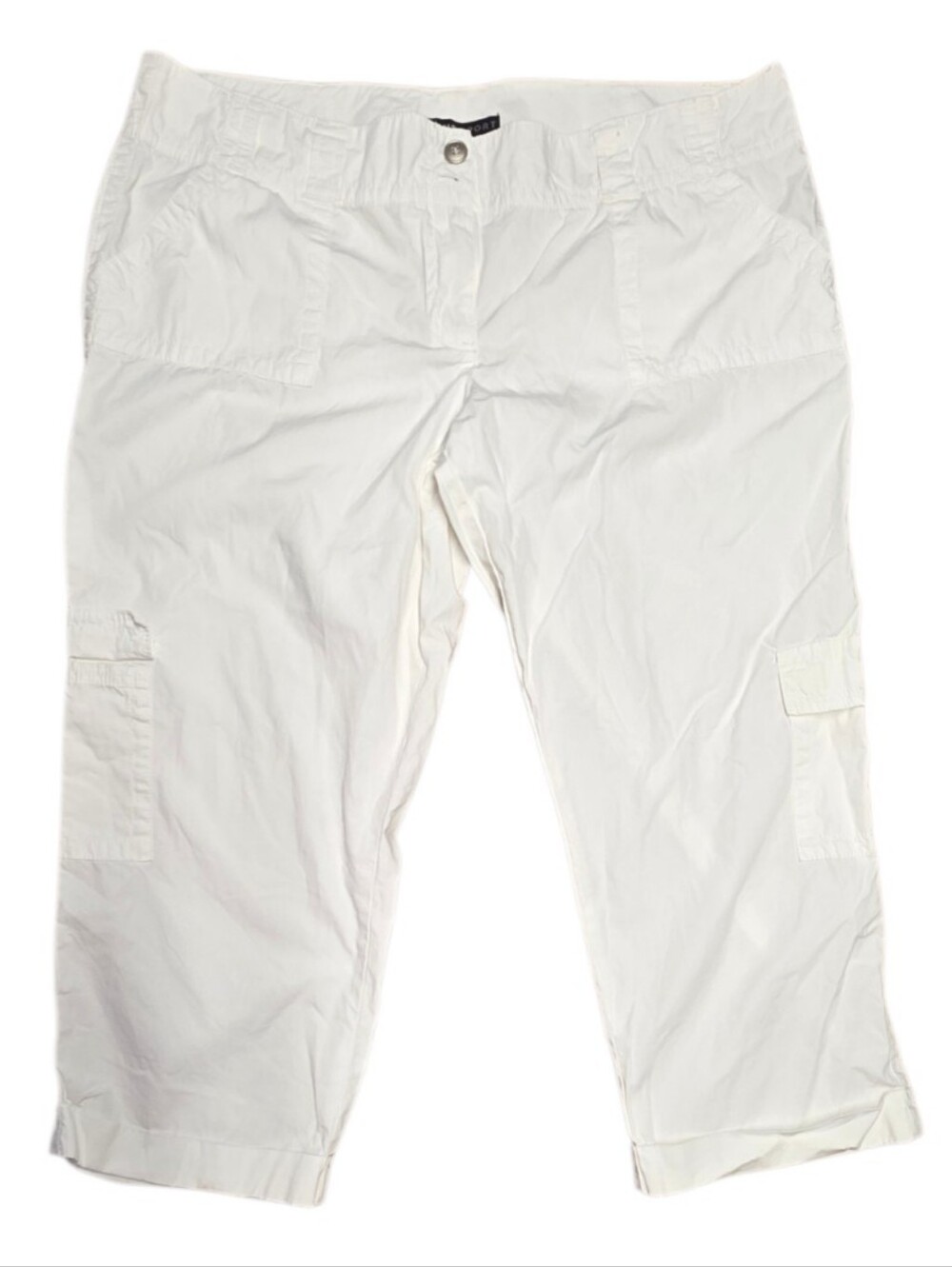 Cargo Capri Pants W Cuffs 16